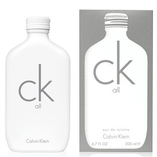 Calvin Klein น้ำหอมชายและหญิง  CK All Eau De Toilette ขนาด 200 ml. ของแท้ 100%