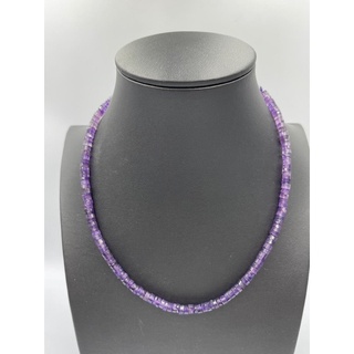 อเมทิสต์ Amethyst beads necklace