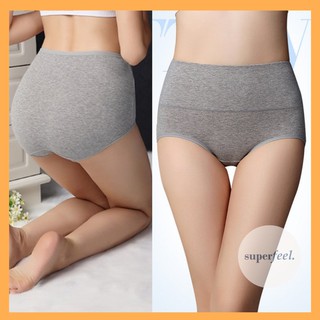 SFL KATUN MURNI CD CELANA DALAM WANITA HIGH WAIST PERUT KATOK PANTY PEREMPUAN KOLOR POLOS 136