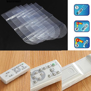 👍COD@5 Pcs Enduring Heat Shrink Film TV Video Remote Control Protector Cover