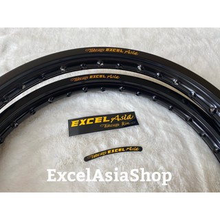 ล้อ Excel Asia แท้ สีดำ (ราคาต่อวง) ขนาดตั้งแต่1.20-1.60 ขอบ…