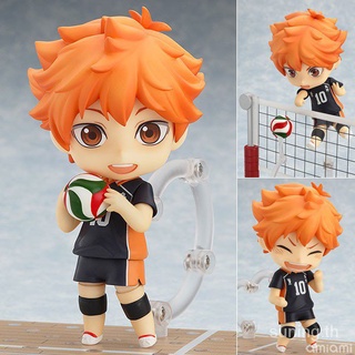 [พร้อมส่ง] ฟิกเกอร์อะนิเมะ Shoyo Hinata Gsc Nendoroid 461 Haikyu Haikyuu ขนาด 10 ซม. No.10 Ak93