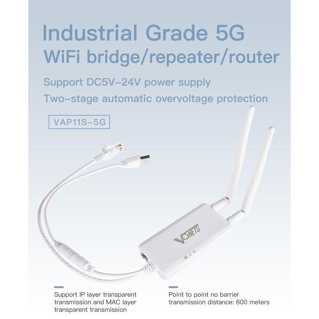 ขยายสัญญาณ wifi VAP11S 5G mini router wifi bridge repeater ap signal ...