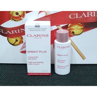 เอสเซนส์ทรีทเมนต์เนื้อน้ำนม แท้💯%Clarins Bright Plus Dark spot targeting milky essence 10ml. มีฉลากไทย