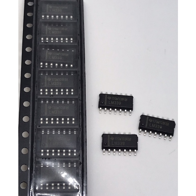 LM339  SMD 14ขา แพ็ค10ตัว มีสินค้าพร้อมส่ง