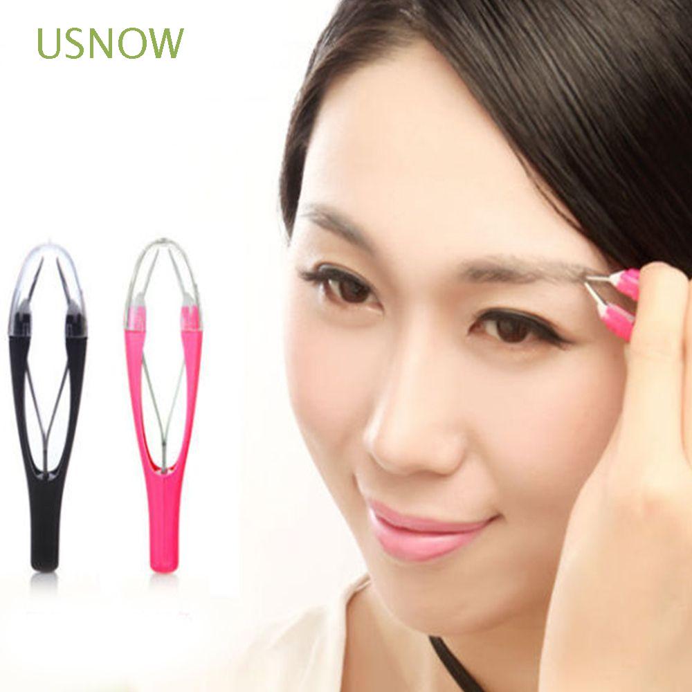 USNOW แหนบคิ้ว สเตนเลส อัตโนมัติ มืออาชีพ หลากสี สําหรับถอนขน กําจัดสิวหัวดํา แต่งหน้า