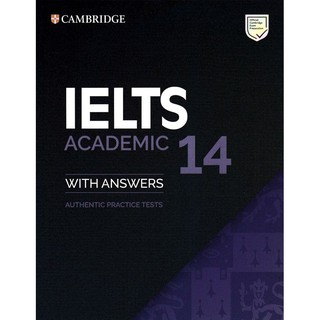 IELTS 14 Academic Students Book with Answers with Audio (IELTSPractice Tests) หนังสือภาษาอังกฤษมือ1 (ใหม่) พร้อมส่ง