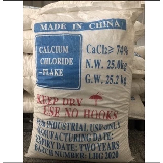 แคลเซี่ยมคลอไรด์ CaCl2 ขนาด 25 กิโลกรัม (จำกัดคำสั่งซื้อละ 1 ชิ้น)