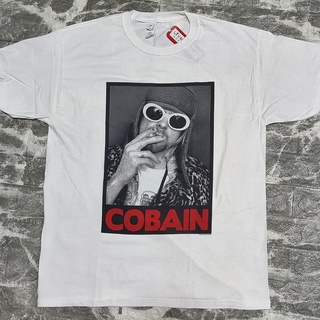 HH เสื้อยืด KURT COBAIN วง nirvana ลิขสิทธิ์ ปี 2015 เสื้อยืดผ้าฝ้าย