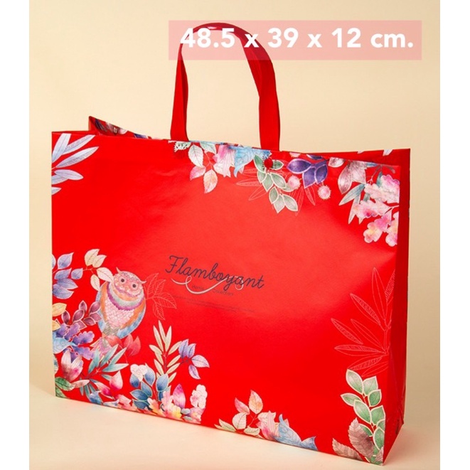 พร้อมส่งทันที ถุงสปันบอนด์ รุ่นกระดุม ถุงขนาดใหญ่ #ขนาดตามภาพ จุได้เยอะ มีหลายลาย เนื้อหนา เย็บแน่น จุได้เยอะ พกพาสะดวก