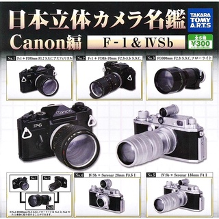 (เพิ่มเลนส์ยาวพร้อมส่ง) Gachapon กาชาปองกล้องจิ๋ว CANON Camera Miniature Collection Vol.1 Takara Tomy โมเดลกล้อง