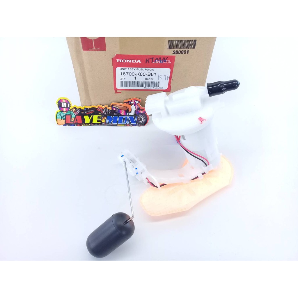 ปั้มติ๊ก ปั้มเชื้อเพลิง ของแท้เบิกศูนย์ Honda คลิก-125i click-125i 2018-2020 รหัสอะไหล่ 16700-K60-B6