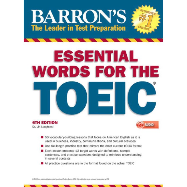 [TOEIC BOOK]♦♦Barron's Essential Words for the TOEIC