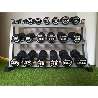 ดัมเบล Octagon Dumbbell 5-50lbs 10 prs ไม่รวมชั้นวาง