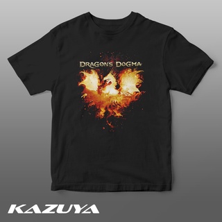 เสื้อยืดครอปโปสเตอร์เกม Kazuya DV-0011 Koas Dragons DogmaS-5XL