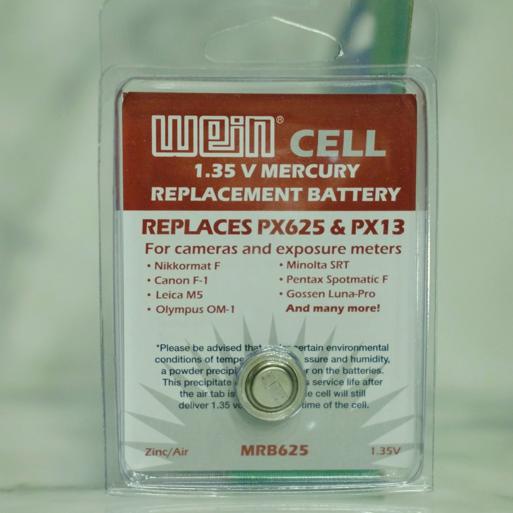 Weincell PX625 (MRB625)  1.35V