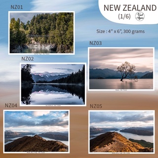 Travel Again Postcard ประเทศนิวซีแลนด์ 1 (New Zealand Collection 1) มีทั้งหมด 15 แบบ