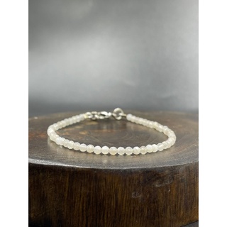 moonstone 2mm bracelet กำไลมูนสโตน