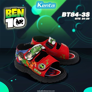 รองเท้าแตะรัดส้นเด็กผู้ชาย  ลายการ์ตูนBen10  รองเท้า Kenta รุ่น BT 84-3S (ไซส์ 24-29)