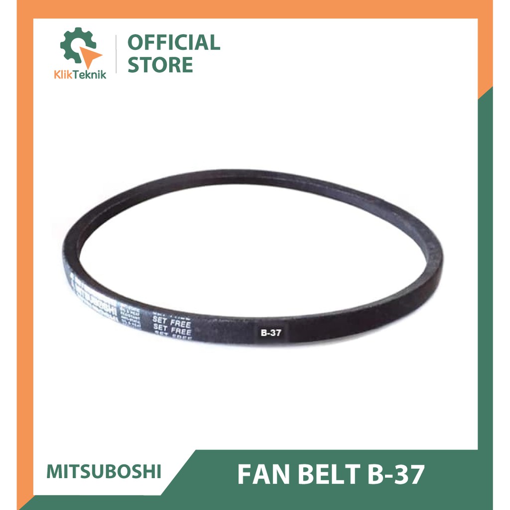 สายพานพัดลม MITSUBOSHI B37 สายพานพัดลม becak