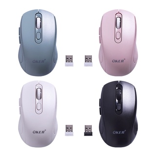 Oker Mouse ไร้สาย usb2.4G+Bluetooth 2 ระบบ รุ่นM825