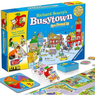 Richard Scarrys BusyTown Eye Found It เกมส์นี้เป็น board game ที่เล่นได้ตั้งแต่3ขวบเลยค่ะ