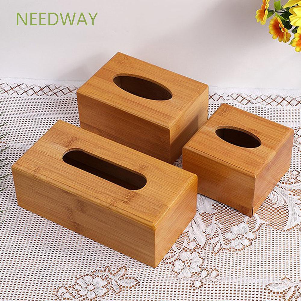 Needway กล่องใส่กระดาษทิชชู่แฟชั่นสําหรับตั้งโต๊ะเป็นมิตรกับสิ่งแวดล้อม