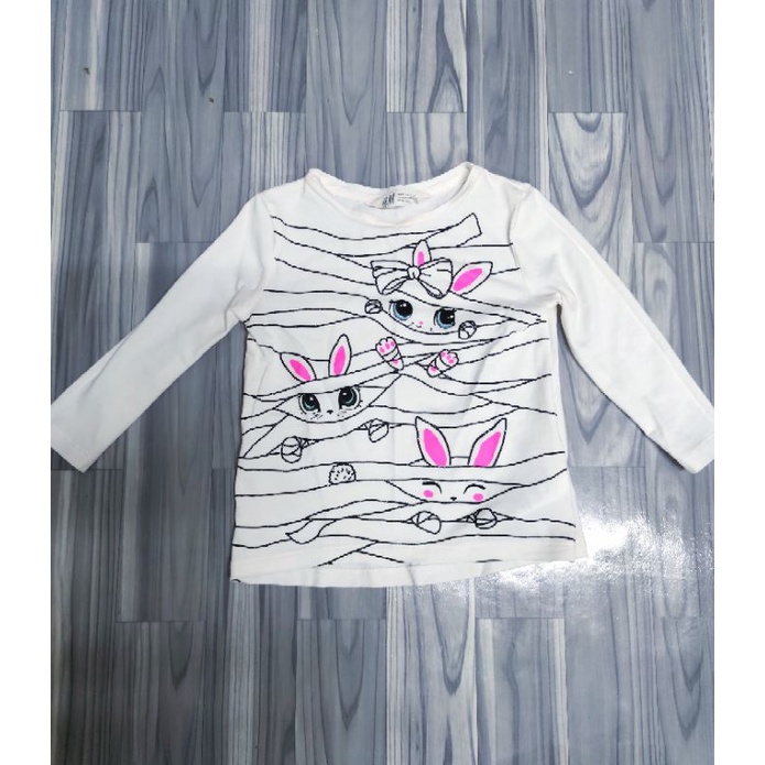 เสื้อแขนยาวเด็ก H&M มือสอง ไซส์ EUR92 (1-2 ปี)