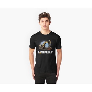 ใหม่ เสื้อยืดแขนยาว ผ้าฝ้าย 100% พิมพ์ลาย Caterpillar Haul Truck Excavator F Series พลัสไซซ์ สําหรับผู้ชาย 2022S-5XL