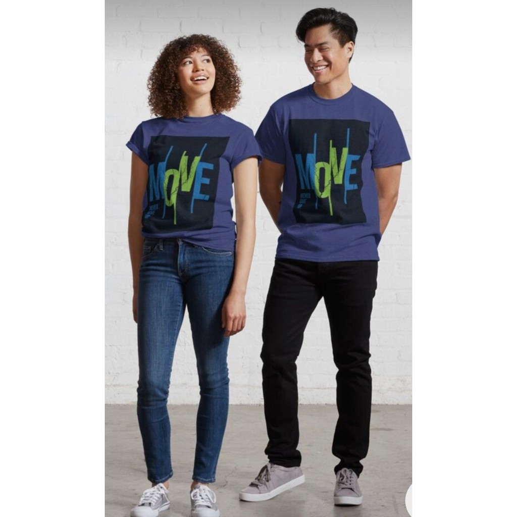 OSCAR FS ] ADULTS S-XXL & CHILDREN 1-10 YEARS MOVE PDK เสื้อยืด BYK สี COTTON COMBED 30S ผู้ชายผู้หญ