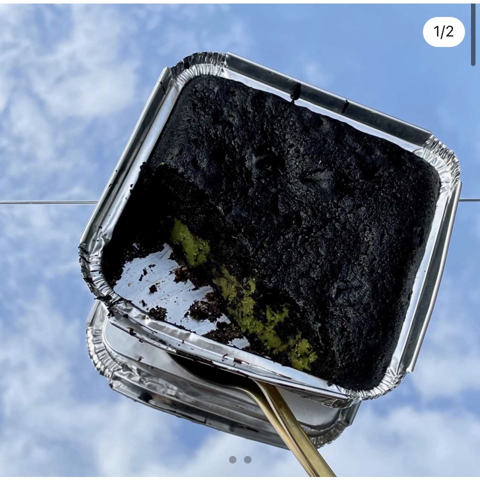 ส่งได้เฉพาะ instant delivery | ดาร์คช็อคโกแลต ฟัดจ์ บราวนี่ [ dark chocolate fudge Brownies ]