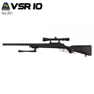 Double Bell No.201 VSR-10 สไนเปอร์ชักยิง สีดำ ครบเซต