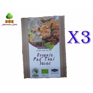 Lumlum Organic Pad Thai Sauce 100 grams 3 boxes ลัมลัม ซอสผัดไทย ออร์แกนิค 100 กรัม 3 กล่อง