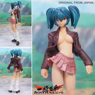 Model Figure งานแท้ Original Ikkitousen Dragon Destiny ศึกชิงลูกแก้วมังกร Ryofu Housen โรฟุ เห่าซิน ลิโป้ ชุดนักเรียน