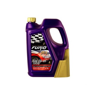 FURiO น้ำมันเครื่องสังเคราะห์แท้ SYNTHETIC SP PLUS เกรดPremium 0W-20 อีโค่ คาร์ (4 ลิตร)