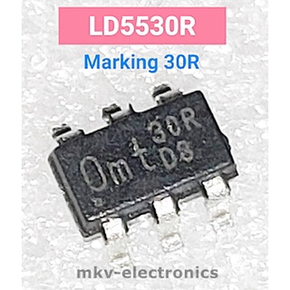 (1ตัว)  LD5530R , LD5530 , Marking 30R , SOT23-6 , PWM Controller IC (รหัสสินค้า M01100)