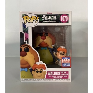 Funko Pop Walrus and The Carpenter Alice in Wonderland SDCC 2021 Exclusive 1070 Damage Box