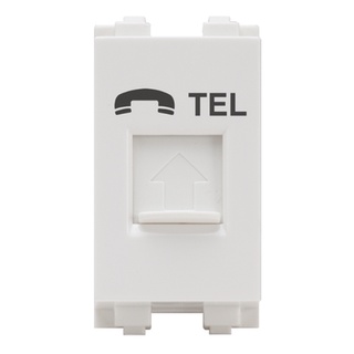 เต้ารับโทรศัพท์ RJ11 ขนาด 1 ช่อง เต้ารับโทรศัพท์ ขนาด 1 ช่อง