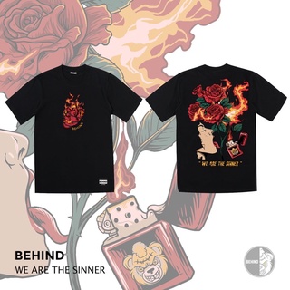 【Hot】BEHIND CLOTHING เสื้อยืดลาย “WE ARE THE SINNER”