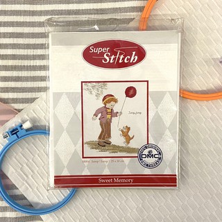 #ชุดปักครอสติส #ชุดปักครอสติช #ชุดปักครอสติสลายการ์ตูน#Counted Cross stitch kit#Super Stitch#25*30 ซม#