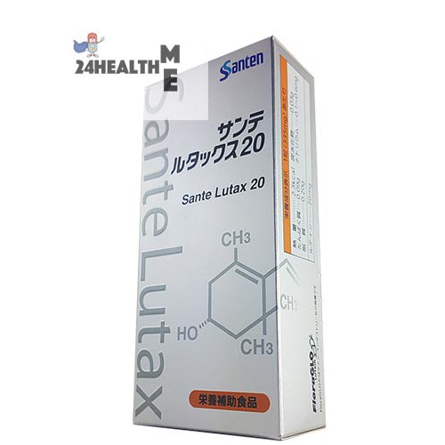 Exp2023 Sante Lutax 20 Lutein Santen ลูทีน บำรุงสายตา ลูทีน ซอฟต์เจลนำเข้าจากญึ่ปุ่น 30 แคปซูล ประกอ