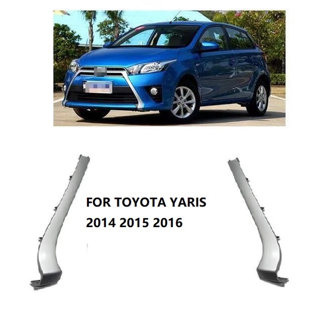กระจังหน้ารถยนต์สีเทาสําหรับ Toyota YARIS 2014 2015 2016