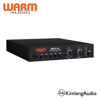 ไมค์พรีแอมป์ Warm Audio WA12 MKII Microphone Preamp - Black