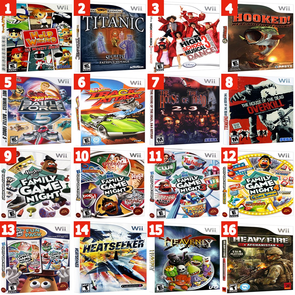 แผ่นเกมส์ Wii : รวมเกมส์มาให้เลือกเล่นชุดที่ 20 (DVD)(สำหรับเครื่องแปลงแล้ว)