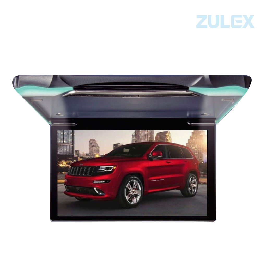 Zulex จอเพดานติดรถยนต์ รุ่น MI-H117U สีเทา USB, HDMI จอภาพขนาด 11.6 นิ้ว ภาพชัดแจ๋ว บางเพียง 1.5 เซน