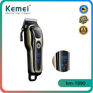 Kemei KM-1990 เครื่องตัดผมไฟฟ้าแบบชาร์จไฟฟ้า