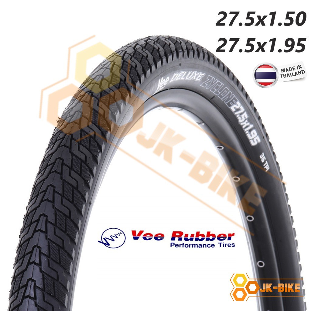 ยางนอกขอบลวด Vee Rubber Deluxe รุ่น Zyclone 27.5x1.50 และ 27.5x1.95 (1เส้น)
