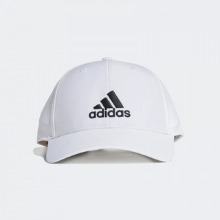 Adidas หมวก หมวกแก๊ป Lightweight Embroidered Baseball Cap | White/White/Black ( GM6260 )