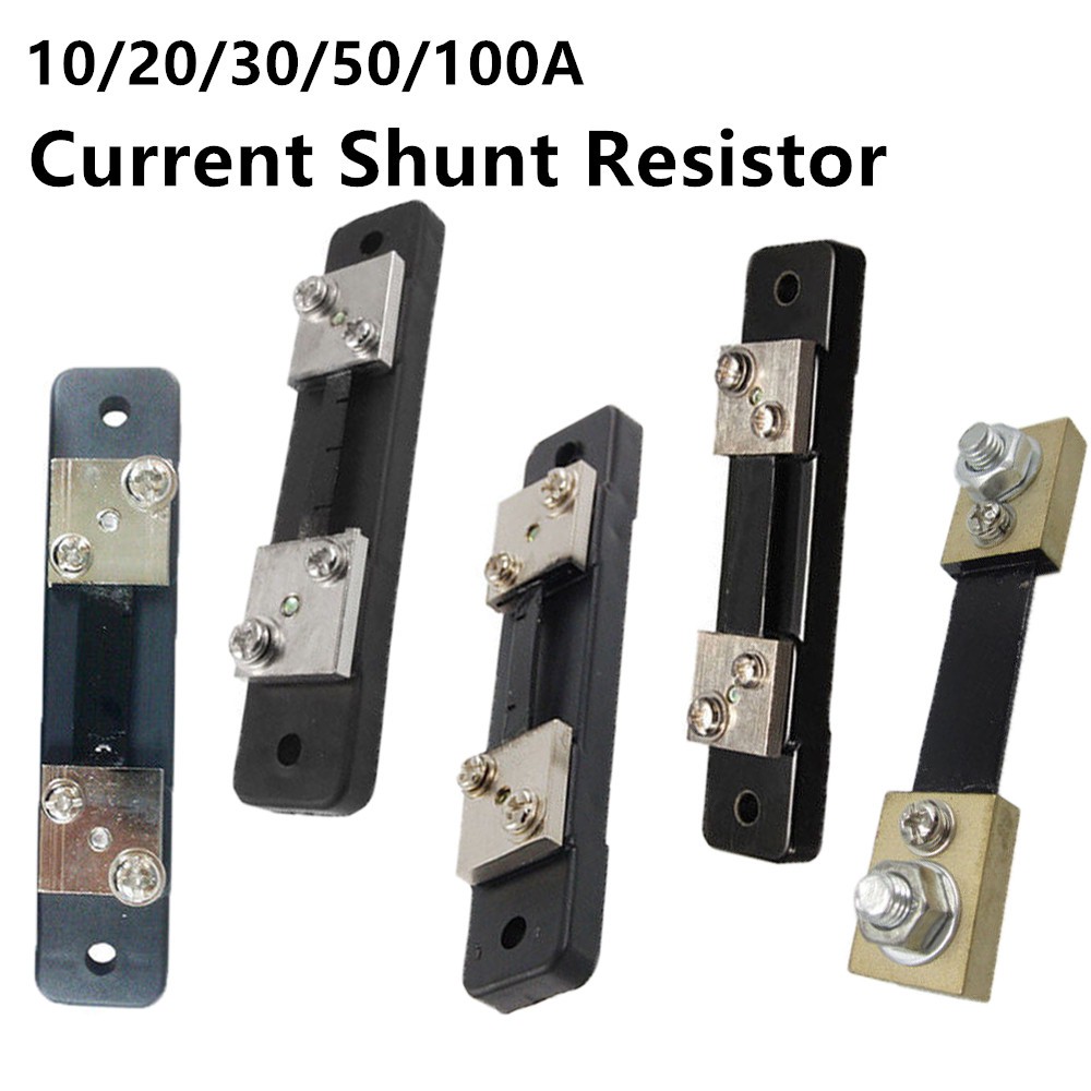 DC 75mV 10//20//30//50//100A Current Shunt Resistor For Amp Ammeter Panel Meter FL-2