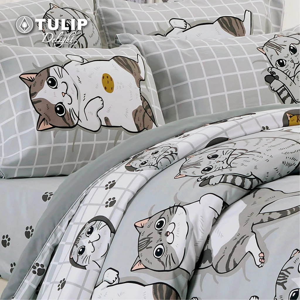 ชุดผ้าปูที่นอนพร้อมผ้านวม TULIP Delight ลายทูนหัวของบ่าว DLC078 thumbnail 4